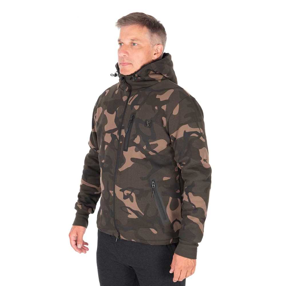 ジャケット・アウター \"FURX  Camo Hooded Jacket\" Winter Jacket- Detachable Hood- Full Sleeves-Grassland Camo